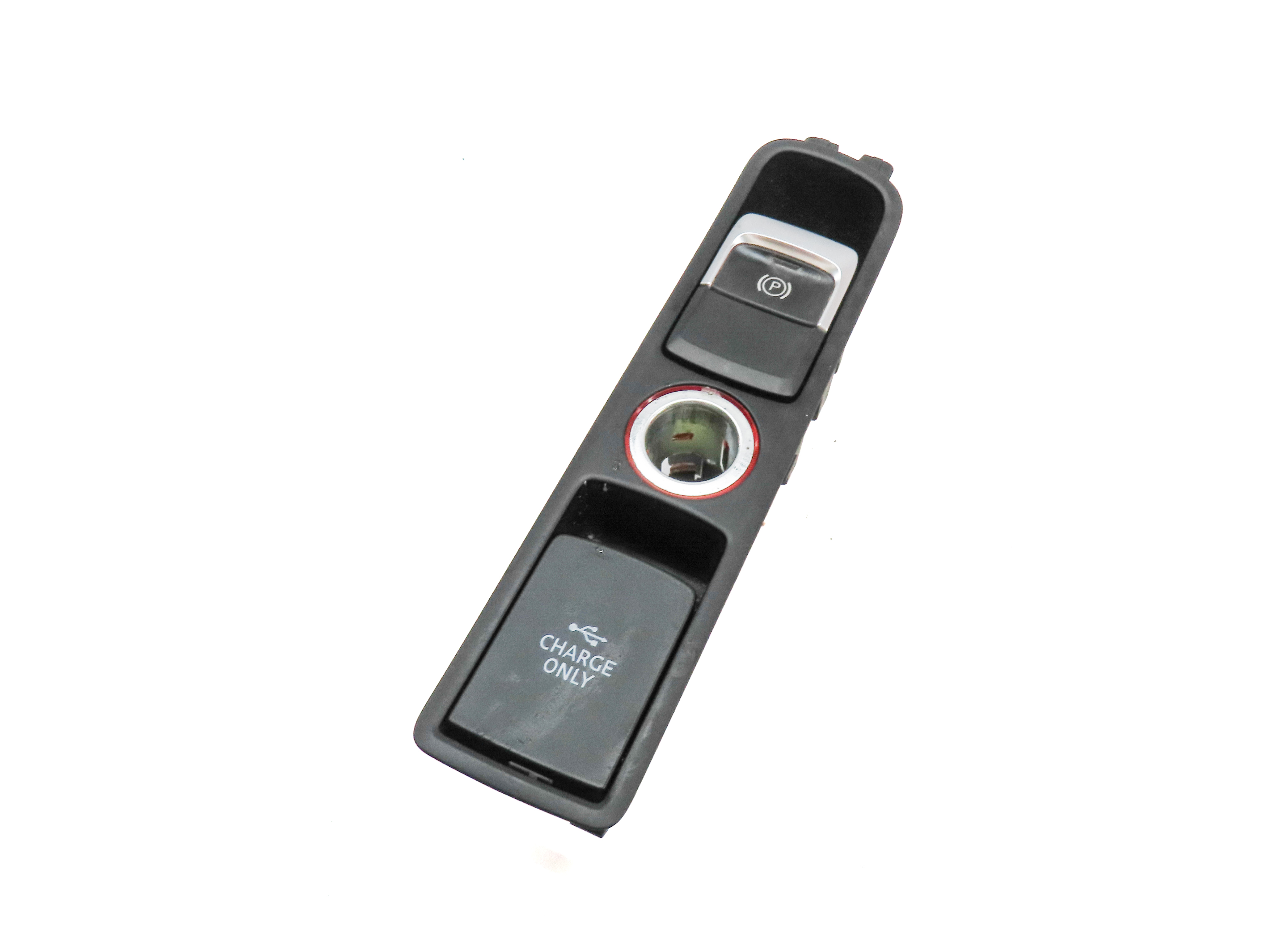 2018 AUDI Q3 (8U) PARKING BRAKE SWITCH w/ 12v SOCKET USB CHARGING PORT JACK — exact item pictured